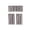 Beige, variant on 3Pcs Kitchen Curtain Set, Small Coffee Valance & Tiers for Basement, Light Filtering & Heat Insulating Window Treatment for Small Windows, Wine