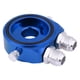 thumbnail image 4 of M20 x 1.5 Aluminum Oil Filter Cooler Sandwich Plate Adapter 1/8 NPT Oil Cooler Kit Blue, 4 of 5