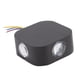 thumbnail image 2 of Lámpara de pared luminosa de 4 lados, luz LED blanca impermeable de doble cabezal, innovadora luz de pared para patio, cocina, comedor, 2 of 8