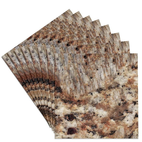 3drose, Santa Cecilia Granite Print, Set of 8 Ceramic Tile Coasters