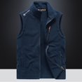thumbnail image 4 of Vest Men's Spring Fleece Sleeveless Fleece Vest Outdoor Fleece Vest, 4 of 5