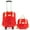 Red, variant on Rolling Backpack with Shoulder Bag Trolley Wheeled Backpacks Overnight Suitcase for Men Women, 2PCS Carry on Luggage Spinner Suitcase Set for Travel Business School, Red