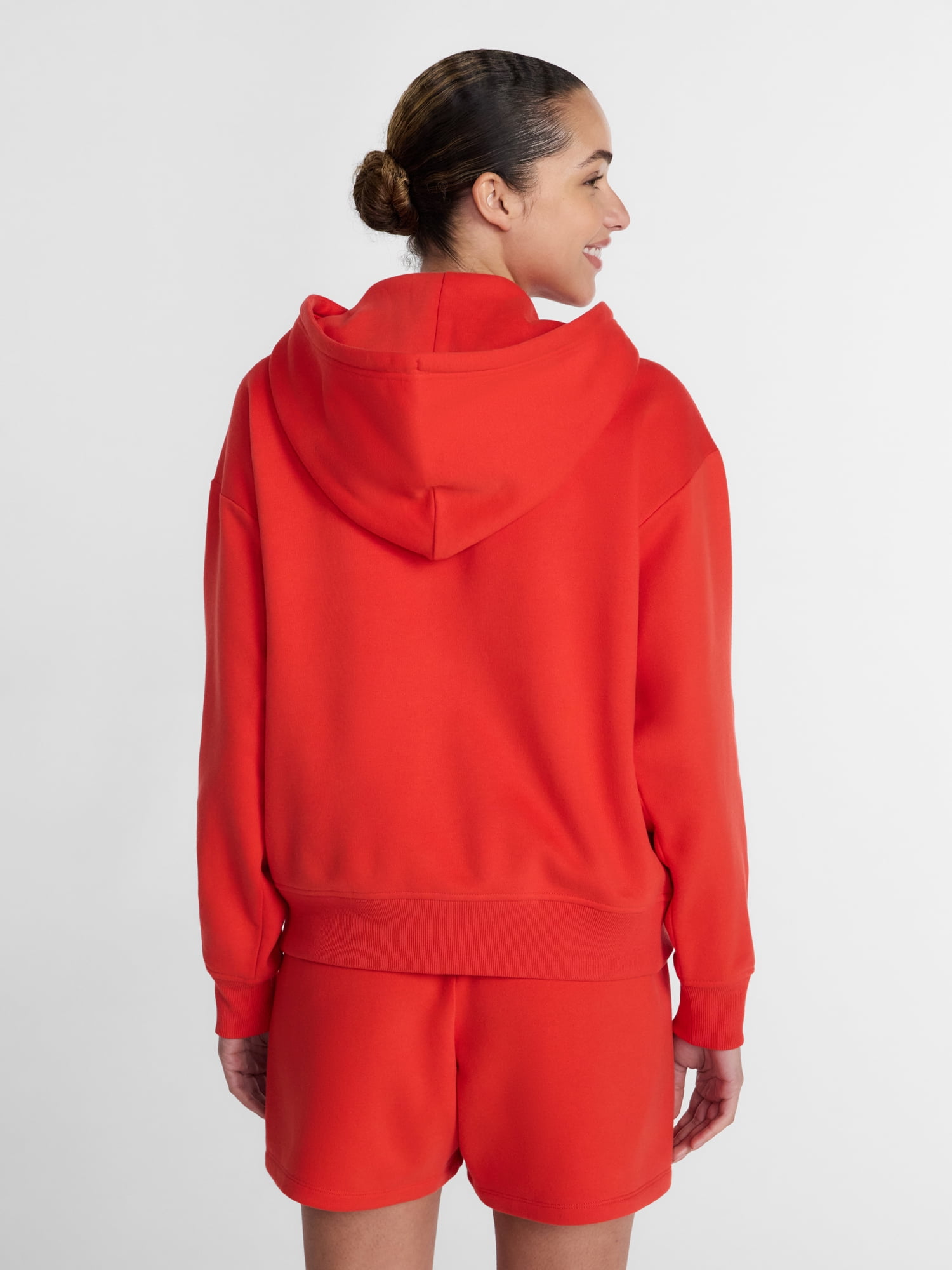 Athletic Works Women's and Women's Plus Full Zip Fleece Hoodie, Sizes XS-4X