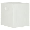 thumbnail image 3 of Safavieh Cube Outdoor Modern Concrete Accent Table - Ivory, 3 of 6