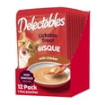 thumbnail image 1 of Bisque de pollo Hartz Delectables sin mariscos Cat Treats, 42 ml x 12, 1 of 8