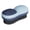 Blue, variant on Laundry Stain Brush Two-Side Soft Bristle Scrub Brush,Silicone Surface, for Shoes, Clothes, Underwhere & Fabric Cleaning