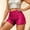Hot Pink, variant on Women Sequin Micro Shorts Y2k Low Rise Glitter Sparkle Shorts (Hot Pink S)