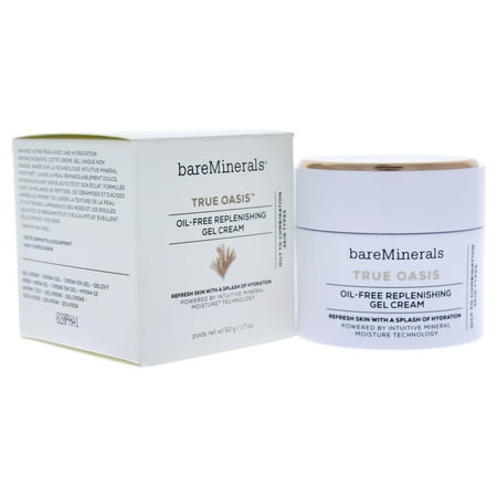 Replenishing Creme - True Oasis Oil-Free Replenishing Gel Cream by bareMinerals for Unisex - 1.7 oz Cream