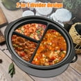 thumbnail image 4 of 3 Pcs Séparateur de Mijoteuse pour Casserole de 6 QT, Étanche, Séparateur de Mijoteuse Réutilisable en Silicone, Séparateur de Mijoteuse Résistant à la Chaleur, Doublure de Cuisson Compatible Lave-Vaisselle, 4 of 9