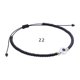 thumbnail image 1 of Pulsera con cuentas de vidrio y cuentas de cobre, ojos de demonio, ajustable, tejida a mano, cuerda para, 1 of 6