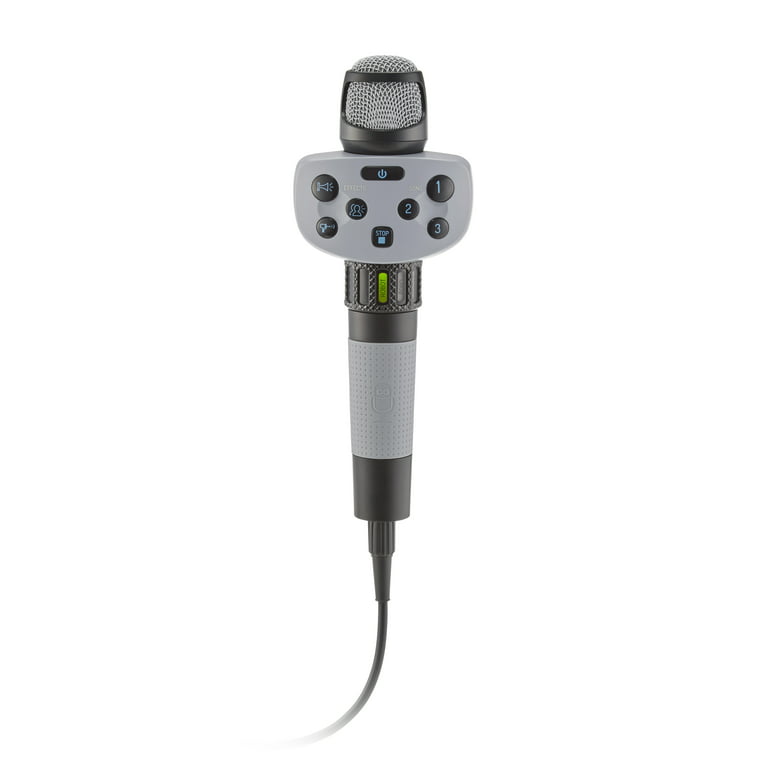 Singing Machine Hype Mic Unidirectional Dynamic TS Connected Wired  Microphone, SMM230, Black - Walmart.com