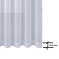 thumbnail image 6 of Lavender Purple Drape/Panels/Scarves/Treatment Beautiful Sheer Voile Window Elegance Curtains Scarf for Bedroom & Kitchen Fully Stitched and Hemmed 84 inch size, 3 piece set, 6 of 7