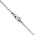 thumbnail image 4 of Auriga Fine Jewelry 14K White Gold 28inch 0.95mm Box with Lobster Clasp Chain Necklace for Women, 4 of 6