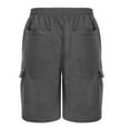 thumbnail image 5 of cllios Men's Summer Shorts with Multi Pockets Casual Drawstring Work Shorts Utility Athletic Shorts Gifts for Men Dark Gray,XL, 5 of 7