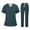 Dark Gray, variant on Women Quick Dry Nurse Uniforms Sets V-Neck Top Elastic Drawstring Straight Leg Pants Medical Uniforms Set with Pockets, Size S-2XL