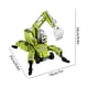 thumbnail image 3 of Camión excavadora deformable de juguete | Maqueta de vehículo de ingeniería con brazo elevable | Construcción de plástico resistente para niños | Amarillo o verde, 3 of 6