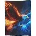 thumbnail image 3 of Eagle Blanket for Adults Men, Flannel Eagle Blankets Gifts, American Flag Eagle Throw Blanket for Sofa Couch Bed Living Room Soft Warm Cozy Eagle Decor 60" x 50", 3 of 5