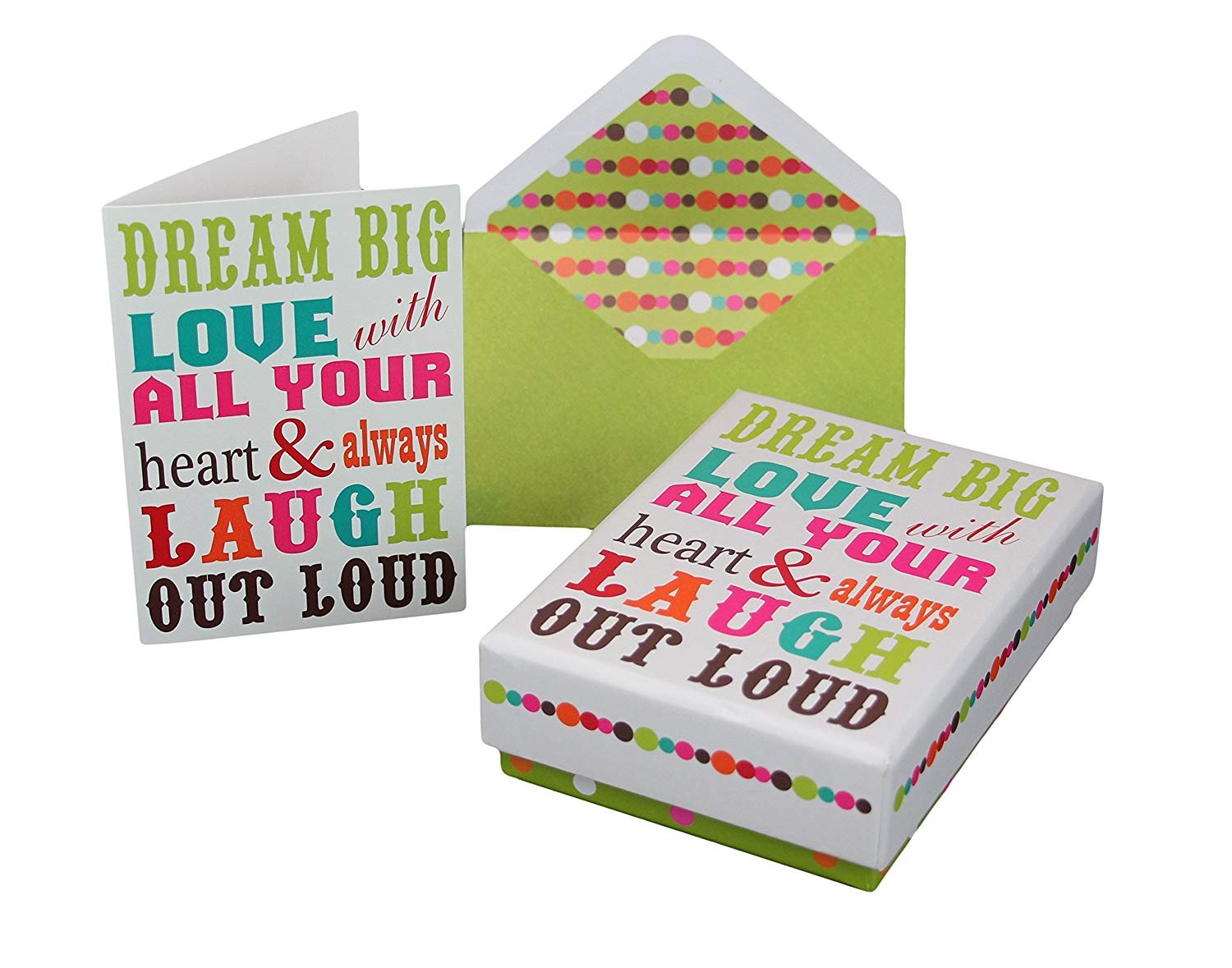 10 Note Cards & 11 Matching Envelopes w/ Awesome Keepsake Box