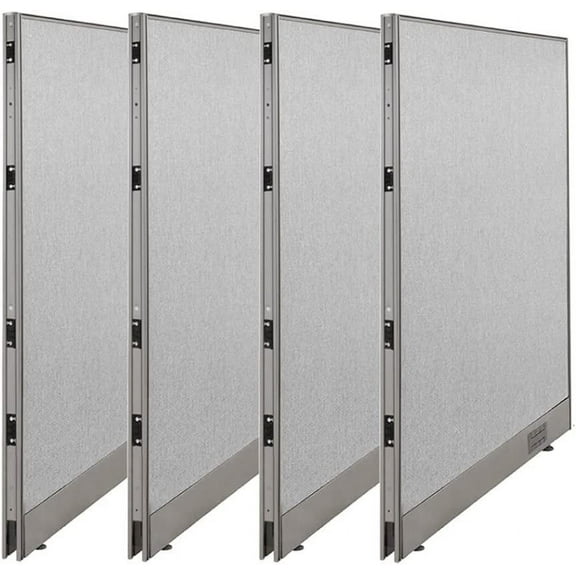 GOF 4 Quantities Orders 48"w x 60"h Office Single Partition Custom Built Workstation Wall Office Divider