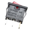 thumbnail image 2 of 10Pcs AC 10A/125V 6A/250V SPST 3P 2 Posición I/O Interruptor de palanca con luz LED roja para barco, 2 of 5
