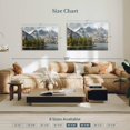 thumbnail image 4 of Elephant Stock Jenny Lake Tree Grove Wall Art - Horizontal Canvas Wall Art - Living Room Wall Decor - Nature Canvas - Gray And Green Decor - 45" x 30", 4 of 8