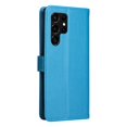 thumbnail image 4 of SaniMore for Samsung Galaxy S22 Ultra 6.8" 2022 Case, PU Leather Skin with Embossed Cat Flip Magnetic Cover Card Slots Kickstand Detachable Lanyard Full Around Wallet Case for S22 Ultra, Blue, 4 of 11