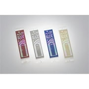Judaica Kingdom SF-MZ-3044-3 Handmade Glass & Stained Glass Mezuzahs - shalom Bayit II Mezuzah Dark Blue Iridescent