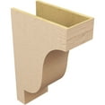 thumbnail image 5 of 10"W x 20"D x 30"H Classic Newport Rough Cedar Woodgrain TimberThane Corbel, Primed Tan, 5 of 6
