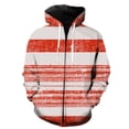 thumbnail image 1 of Sudadera con capucha y cremallera para hombre, estilo francés, a rayas, estilo hip hop, unisex, divertida, con capucha, para primavera, 1 of 6