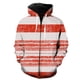 thumbnail image 1 of Sudadera con capucha y cremallera de estilo francés a rayas para hombre, chaquetas con capucha, gran oferta 2024, camisetas de hip hop Harajuku de gran tamaño con estampado 3D para adolescentes, 1 of 6
