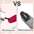 thumbnail image 3 of 50 protectores de uñas, protector de esmalte de uñas en forma de U para dedos, pegatinas de uñas, protector de cutículas para estampado de uñas, pintura, manicura, 3 of 5