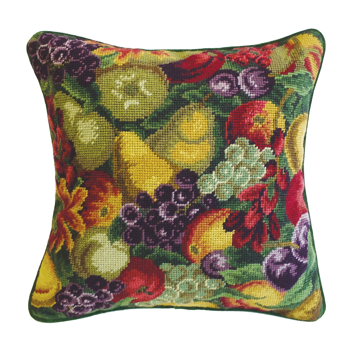 Colonial Williamsburg Ferber Fruit Needlepoint Pillow