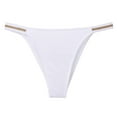 thumbnail image 1 of B91xZ Culottes pour Femmes en Microfibre Extensible Taille Basse, S Blanc, 1 of 4