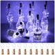 thumbnail image 1 of Cadena de luces Aluan para botellas de vino, paquete de 10 unidades, 20 LED, color blanco frío, 1 of 7