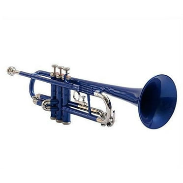 Trumpet Small SIB Blue-with Mouthpiece in Case