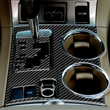 2Pcs For Highlander 2008-2013 Gear Shift Console Frame Panel Trim Cover
