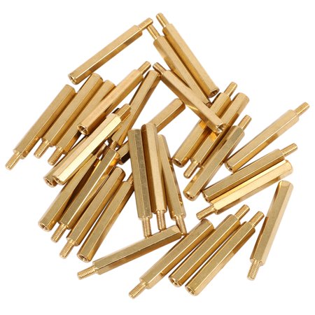 

30Pcs 3mm Male Female Brass PCB Hex Stand-Off Pillar 30mm