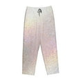 thumbnail image 4 of Sigee Glitter Light Pearl Print Women's Soft Pajama Pants - Breathable and Comfortable Lounge Sleep Bottoms with Elastic Waistband and Pockets-X-Large, 4 of 9