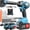 Blue Upgrade + Battery *2, variant on DGB Brushless Cordless Impact Wrench, High Torque Rechargeable Impact Driver for Auto Tire Service, Chassis Maintenance & Professional Automotive Garage Repair Jobs