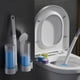 thumbnail image 1 of Juego de cepillos de baño desechables sin ángulo muerto Cabezal de cepillo de limpieza aséptico Cepillo de baño de mango largo para el hogar, 1 of 5