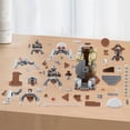 thumbnail image 2 of MOOXI Stars Wars Army Clone Platoon Attack Craft Building Set,Includes 4 Droidekas and 2 Spider Droids,Classic Creative Building Blocks Children Kit,Gifts for Kids, 2 of 7