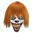 thumbnail image 1 of Máscara de payaso de Halloween Pennywise, sombrero de látex para cosplay, 1 of 5