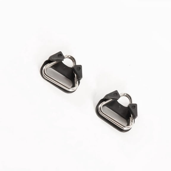Yammee Stainless Steel Camera Straps Hook Camera Lugs Rings Set Of 2 with Plastic Caps