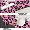 thumbnail image 3 of Pink and Black Of Leopard Print Kitchen Rug Mat,Kitchen Runner Rugs Non Skid Washable,Decorative Kitchen Floor Mats for Kitchen,Sink,Laundry,17"X47", 3 of 5