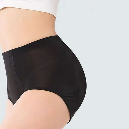 

UoCefik Women Seamless Underwear Padded Solid High Waisted Comfort Briefs