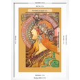 thumbnail image 5 of Art.com Savonnerie de Bagnolet Art Print by Alphonse Mucha, White Frame Wall Art, 17" x 23", 5 of 5