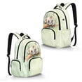 thumbnail image 2 of SEANATIVE Students Backpack for School Travel Laptop Backpack 17 Inch Lightweight Casual Daypack Schoolbag for Elementary Middle High School, Koala Print Green, 2 of 7