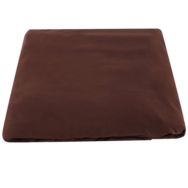 Funda de sofá esquinero de poliéster de 3+2 plazas en forma de L, protector de muebles para el hogar (café)