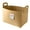 Apricot, variant on Shoreew Felt Storage Basket with Handles Foldable Fabric Storage Bin Eco-Friendly Collapsible Organizer Bin for Toys Clothes Blankets Home Laundry
