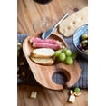 thumbnail image 4 of Ironwood Gourmet Petaluma Cocktail Plates, Acacia Wood, Set of 4, 4 of 4